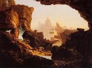 Thomas Cole Subsiding Waters of the Deluge painting